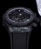 Swiss HUB1242 Hublot Replica Big Bang Watch Carbon Watch -  Carbon Bezel Black Band (3)_th.jpg